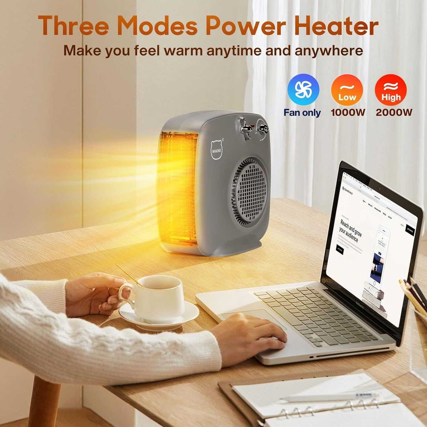 .Mini Ceramic Fan Heater