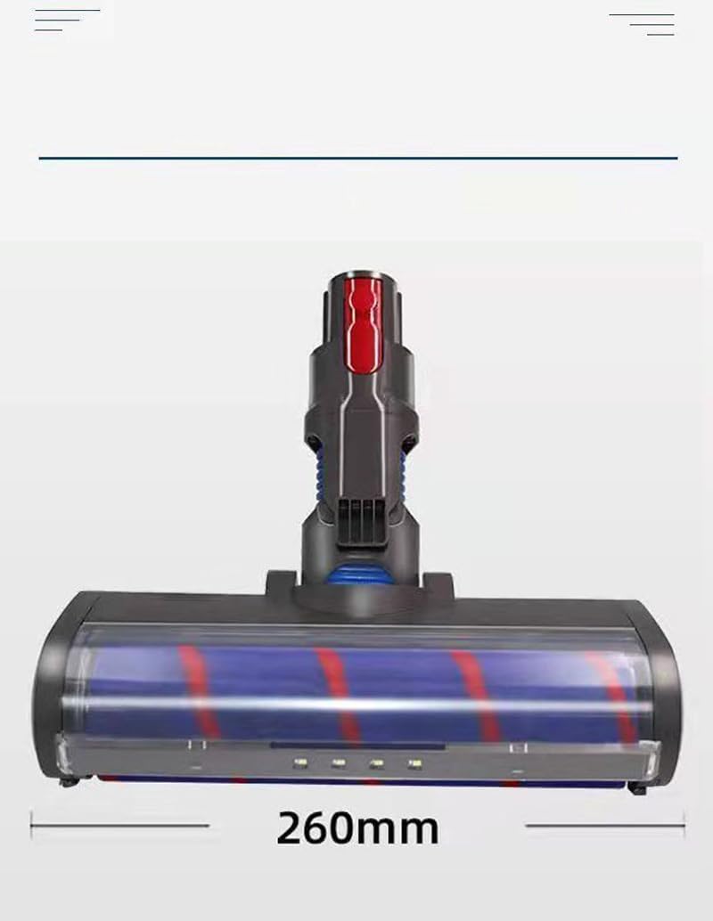 ZahoTse Electric Mop Head for Dyson V15 / V7 / V8 / V10 / V11 Vacuum Cleaners, Double Roller,Universal brush,Electric Mop Attachment with Detachable Water...