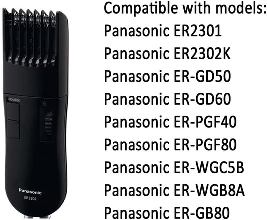 ENJOY-UNIQUE 1.7V 1500mA Adapter Charger Power Cable Compatible with Panasonic Beard Trimmer Shaver ER2301, ER2302K, ER-GD50, ER-GD60, ER-PGF40, ER-PGF80,...