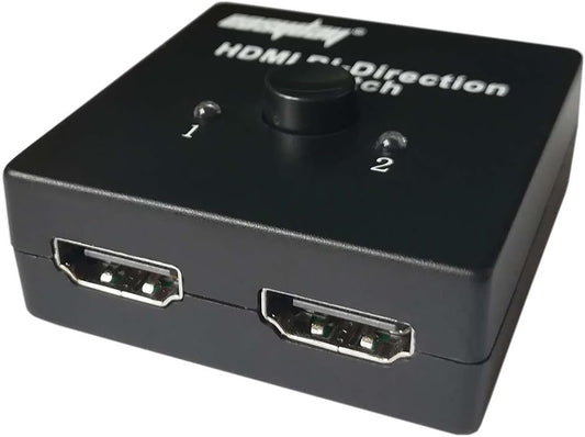 Easyday 2 Ports HDMI 2.0 Bi-Direction Switch 2x1 HDMI Switcher or 1x2 HDMI Splitter Support Ultra HD 4K 3D HDCP