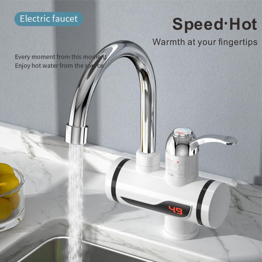 IFEEL Instant Electric Hot Water Heater Faucet – 3000W Fast Heating Tap with 360° Rotation, No Preheating Needed, 30–60°C Temperature Control – Kitchen & Bathroom Sink Instant Hot Water