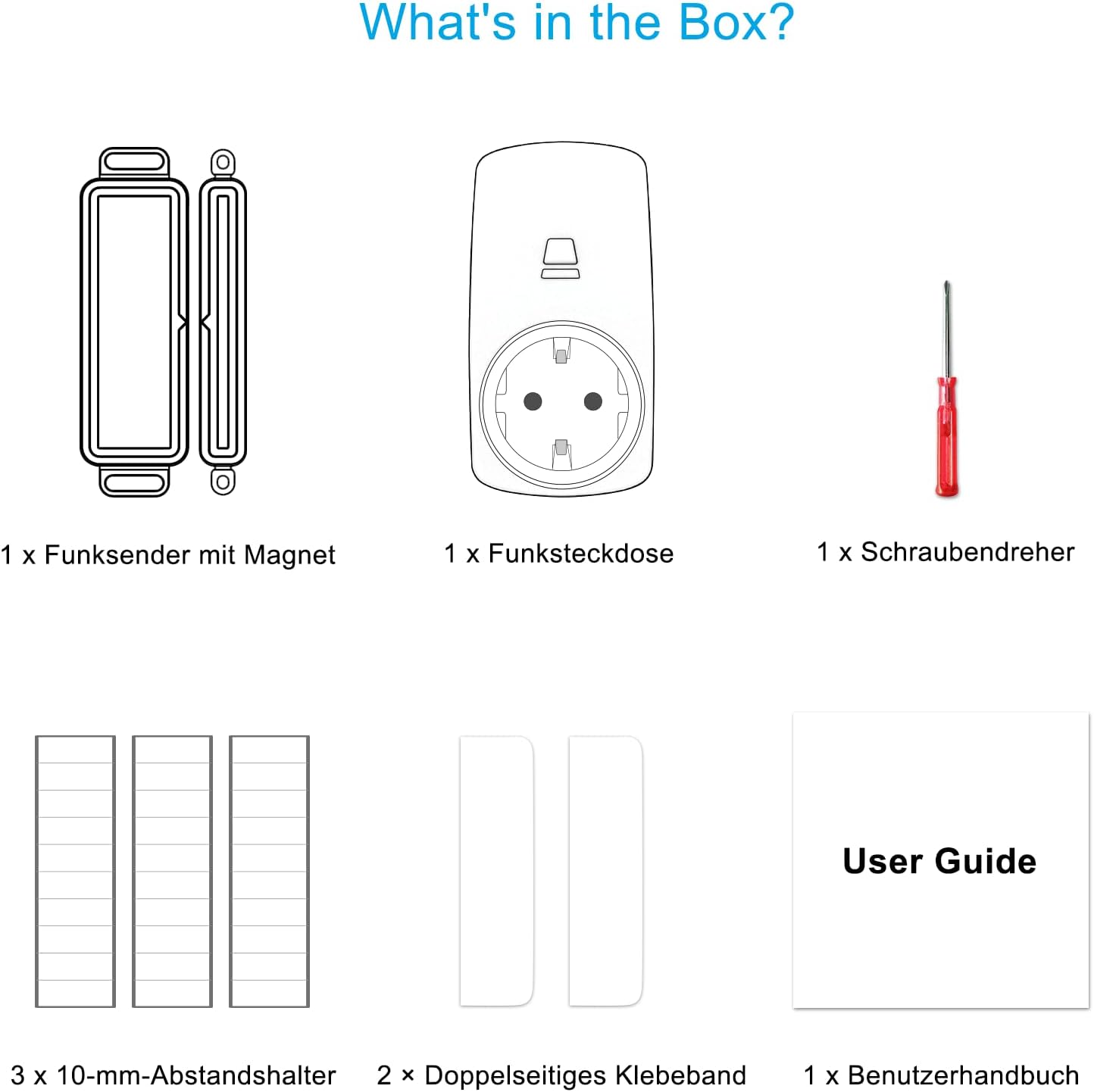 Radio Exhaust Control with Window Magnetic Contact and Radio Socket for Cooker Hood Fireplace Window Switch Wireless Window Contact Switch