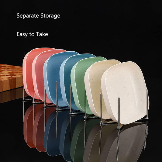 Pot Lid Holder, Kitchen, Lid Holder, Drawer, Stainless Steel, Adjustable Pan Organizer, Multifunctional Pot Lid, Organizer for Jars, Lid, Perforated Plate,...