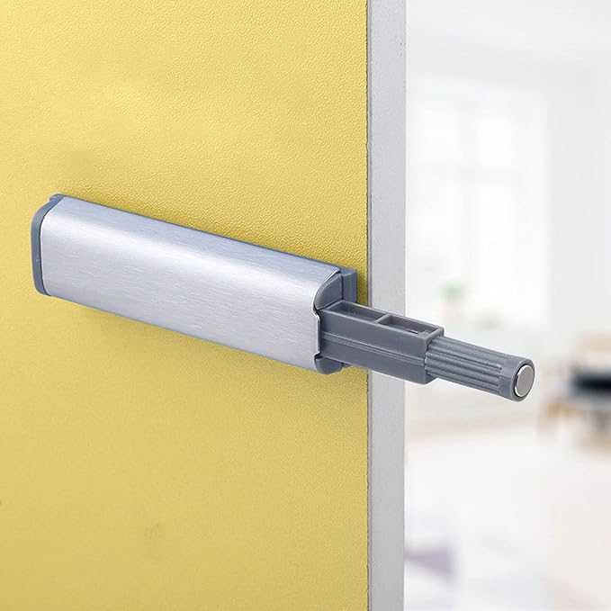 10 Pcs Cabinet Magnetic Push Lock Cabinet Latch Magnet Door Latch Cabinet Push Open Buffer Magnetic Door Catch Door Push Latches Push to Open Buffers Door Buffer Latches