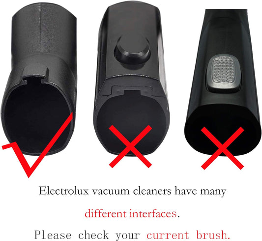 EZ SPARES 14" Central Vacuum Floor Brush – Horsehair Smooth Hard Floor Nozzle Compatible with Electrolux