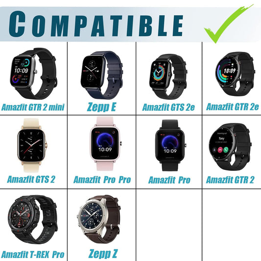 Charger Stand Compatible with Amazfit GTR 2, GTR 2e, GTS 2 Mini, GTS 2e, Pop Pro, Zepp E, Zepp Z,T-REX Pro,USB Charger Cable Fit for Amazfit GTR 2 Smartwatch