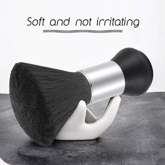 JewelryWe Professional Barber Neck Duster Brush Hair Cutting Kits Hair Salon Hair Removal Brush Broken Hairbrush Haircut Special Cleaning Brush