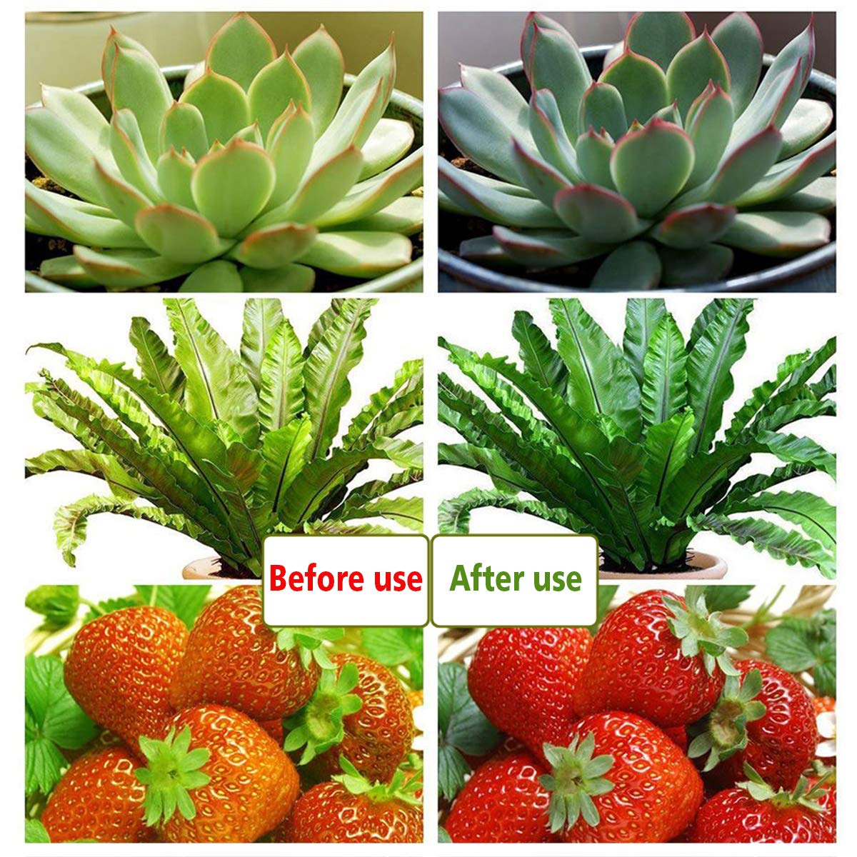 MoKasi LED Grow Light for Indoor Plant - 60W Tri Head Red Blue Spectrum Clip On Desk Growing Lamp with 6 Dimmable Levels Auto Timer Perfect for House Garden...