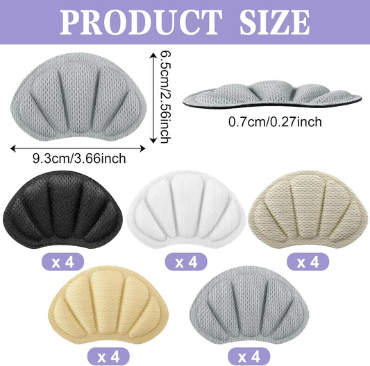 10 Pairs of Heel Protectors for Shoes, Heel Saver for Shoes, Self Adhesive Heel Pads for Men Women, Heel Protector for Sneakers High Heels, Sneakers Boots