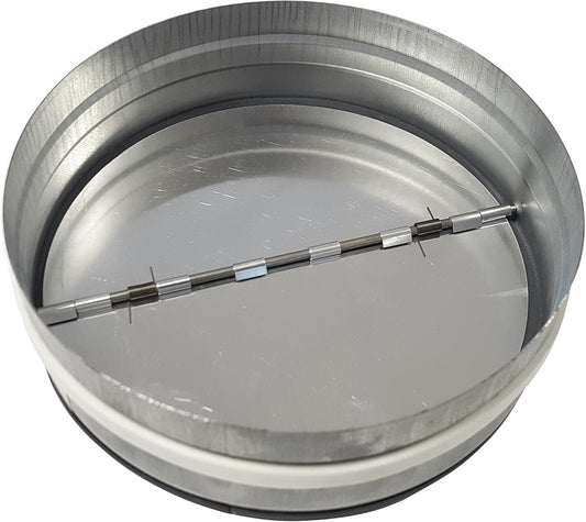 Intelmann Retractable backflow flap, self-acting DN 100 125 150 160 200mm plug in reverse flap; fully inside for retrofit completely disappears the tube and...