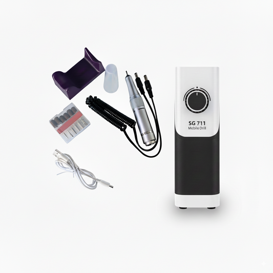 45000RPM Professional Rechargeable SG711 Electric Nail Drill Machine Portable Cordless Nail File For Acrylic Gel Nails Remove