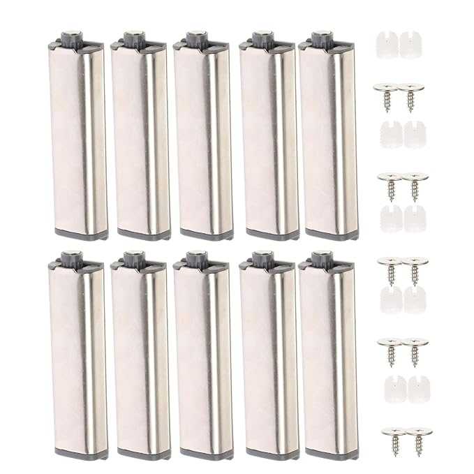 10 Pcs Cabinet Magnetic Push Lock Cabinet Latch Magnet Door Latch Cabinet Push Open Buffer Magnetic Door Catch Door Push Latches Push to Open Buffers Door Buffer Latches