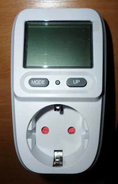 EU Plug 220V Digital LCD Power Meter Wattmeter Socket Energy Meter Kwh Voltage Current Frequency Electricity Monitor