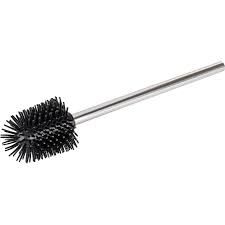 Valschen Set of 3 Silicone Toilet Brushes – Interchangeable Brush Heads & Stainless Steel Handles