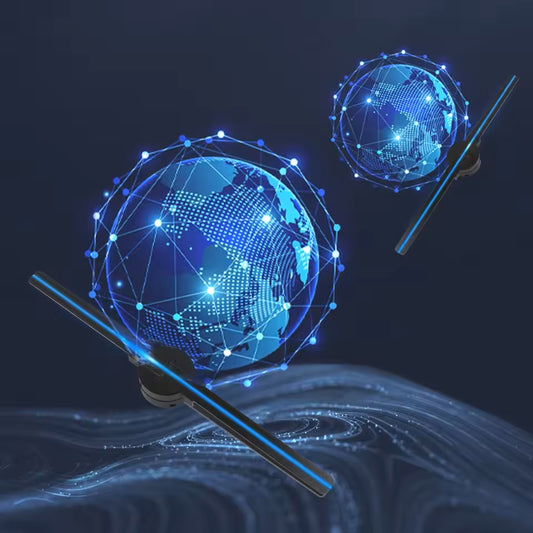 3D Hologram pd42 Projector Fan Wifi Display Business Advertising Logo Light Holographic Lamp Projectors 42cm blade length picture quality adjustable through smartphone best for advertisement 2000×400 Replaceable Fan Blade