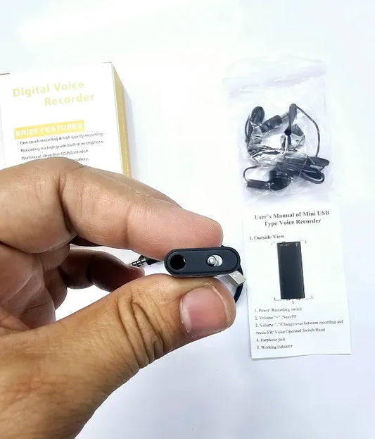 Mini Voice Recorder 8GB Metal Body