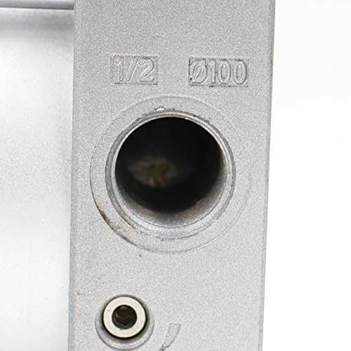 Heschen Pneumatic Standard Cylinder SC 100 250 PT1 2 Port 100mm 4 Bore 250mm10 Stroke Double Acting