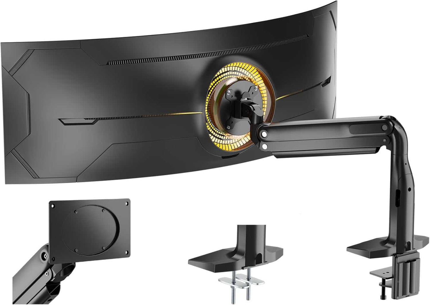 PUTORSEN Ultrawide Single Monitor Desk Mount Monitor and TV