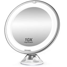 Beautural 10X Magnifying Makeup Mirror with LED Lights