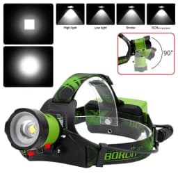 LED Head Torch Headlamp Headlight Flashlight Light Lamp Rechargeable