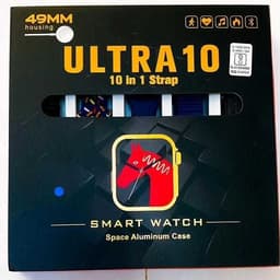 Ultra 10 in 1 Smart Watch 10 straps 