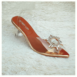 Transparent Pointed High Heel Sandals for Women