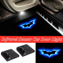 2x LED Blue Dark Knight Batman Car Door Laser Welcome Projector Shadow Lights