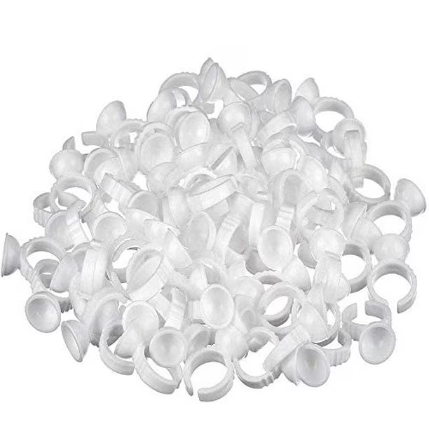 Eyelash Glue Fan Cup Rings Holder – Tattoo Pigment & Lash Extension Supply Accessory