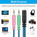 Envel Combo Audio Jack Y Adaptor