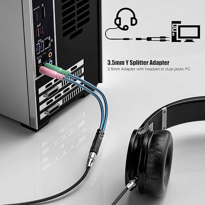 Envel Combo Audio Jack Y Adaptor