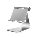 Multi-Angle Adjustable Tablet Stand – Universal Holder for mobiles & Tablets up to 12.9" (Silver)