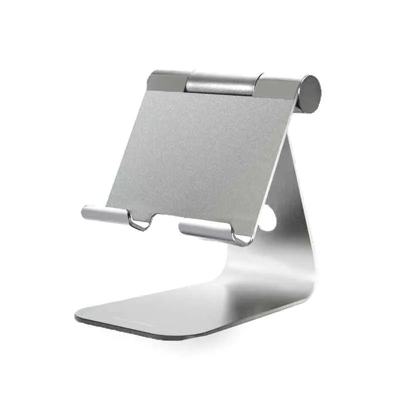 Multi-Angle Adjustable Tablet Stand – Universal Holder for mobiles & Tablets up to 12.9" (Silver)