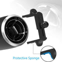 FIEMACH Mobile Phone Holder for Round Ventilations, Round Ventilation Phone Holder Mercedes-Benz/Mini R/Volkswagen Tiguan etc., Suitable for All Circular Air Vents