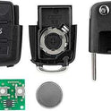 3 Buttons For VW Volkswagen Beetle Golf Passat Bora Polo Skoda Fabia Roomster Octavia Seat Cordoba Remote 1 pcs