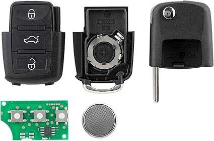 3 Buttons For VW Volkswagen Beetle Golf Passat Bora Polo Skoda Fabia Roomster Octavia Seat Cordoba Remote 1 pcs