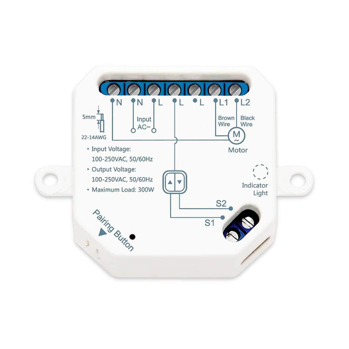 Smart WiFi Curtain Switch Module