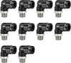 10 Pieces Male Elbow Push Connect Fitting Air Hose