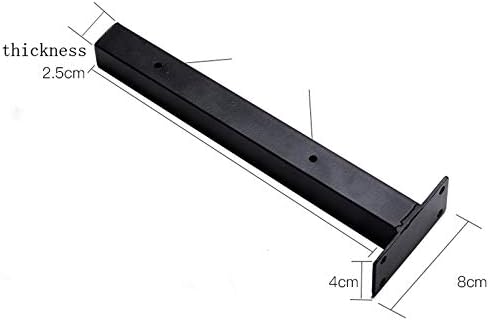 Ochoos Wall Stacks Wall Hanging Partition Plate Bearing Support Shelf Laminate Iron Triangulation Bracket Bookshelf 2PCS - (Color: 25CM)