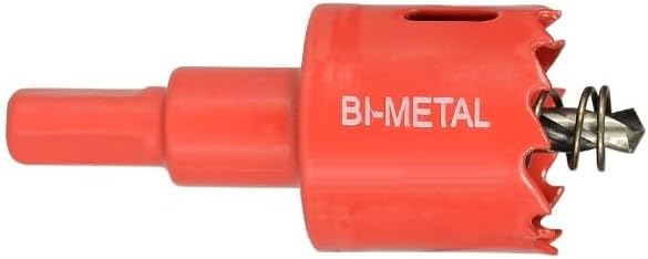 Auniwaig 0.91-Inch Bi-Metal 23mm Hole Saw 25mm Cutting Depth M42 HSS Hole Saw Cutter for Drywall Hardwood Soft Metal Plastic Thin PVC Board 2pcs