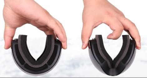 Feilx Ski Goggles, Snow Snowboard Goggles, Ski Glasses with Double-Layer Lens & Two Way Ventilation for Men Women (Color : Red, Size : 18 * 9.5cm)