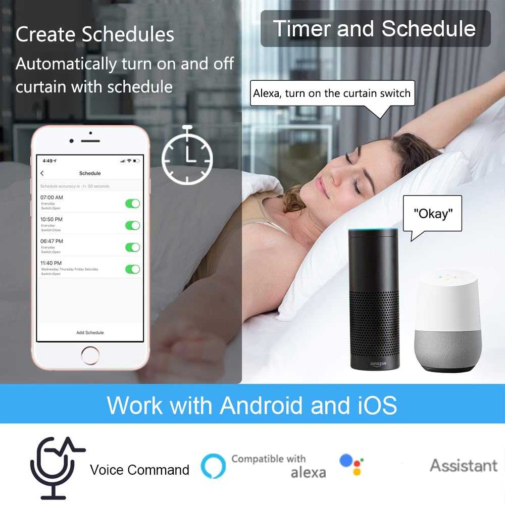 Smart WiFi Curtain Switch Module