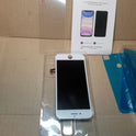 iPhone 8 white display with touchscreen and protective glass