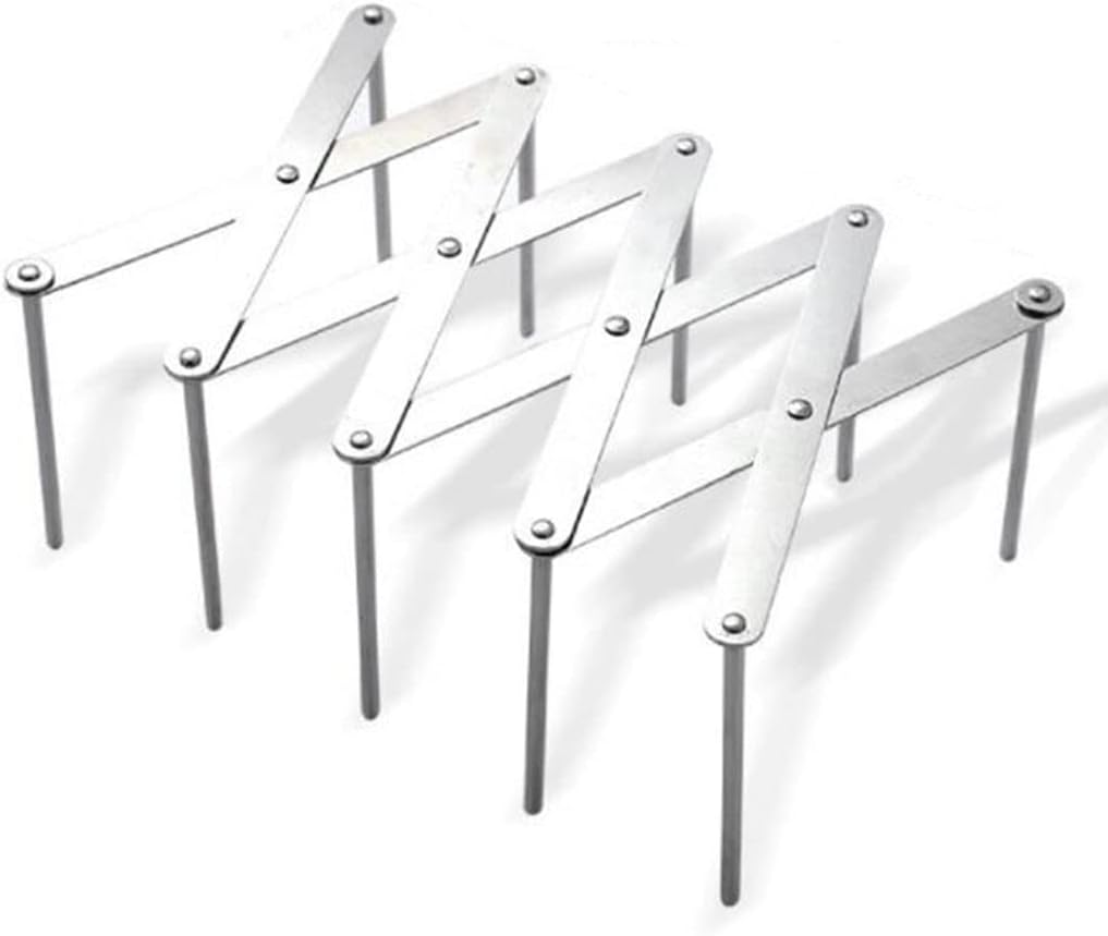 Pot Lid Holder, Kitchen, Lid Holder, Drawer, Stainless Steel, Adjustable Pan Organizer, Multifunctional Pot Lid, Organizer for Jars, Lid, Perforated Plate,...