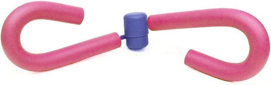 Home Fitness Thigh Master – PVC Foam Leg, Arm & Waist Exercise Machine | Steel Spring Resistance Trainer for Full Body Workout – Pink