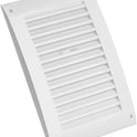EUROPLAST 170x250mm / 6.7x10 inch Air Vent Cover - Adjustable Ventilation Grille with Flyscreen - ABS Plastic White