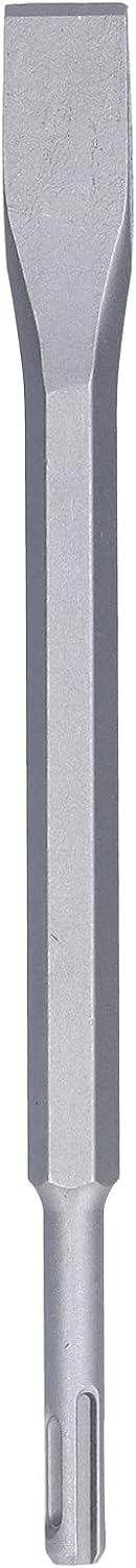 Chisel Set, Abrasion Resistant Carbon Steel Scaling Chisel, Flat Chisel, Flat Hammer Drill Bits, Concrete Removal Chisel for Concrete (SDS PLUS (round handle))