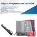 Temperature Controller -1000 Cooling and Heating Digital Thermostat with Sensor Refrigerator and Fermenter(AC110~220V)
