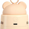 Vernijtrdy Cute Desktop Vacuum Cleaner Mini BearHead Ring Vacuum Cleaner for Cleaning Dust Crumbs Color