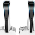 Aokicase PS5 Controller Charging Station – Dual Charger Dock with LED, Cooling Base & Headset Holder for PlayStation 5