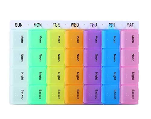 28 Days Pill Box – Monthly Medication Organizer for Accurate Daily & Weekly Doses